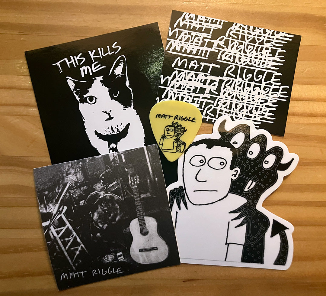 $5 – Stickers + Guitar Pick