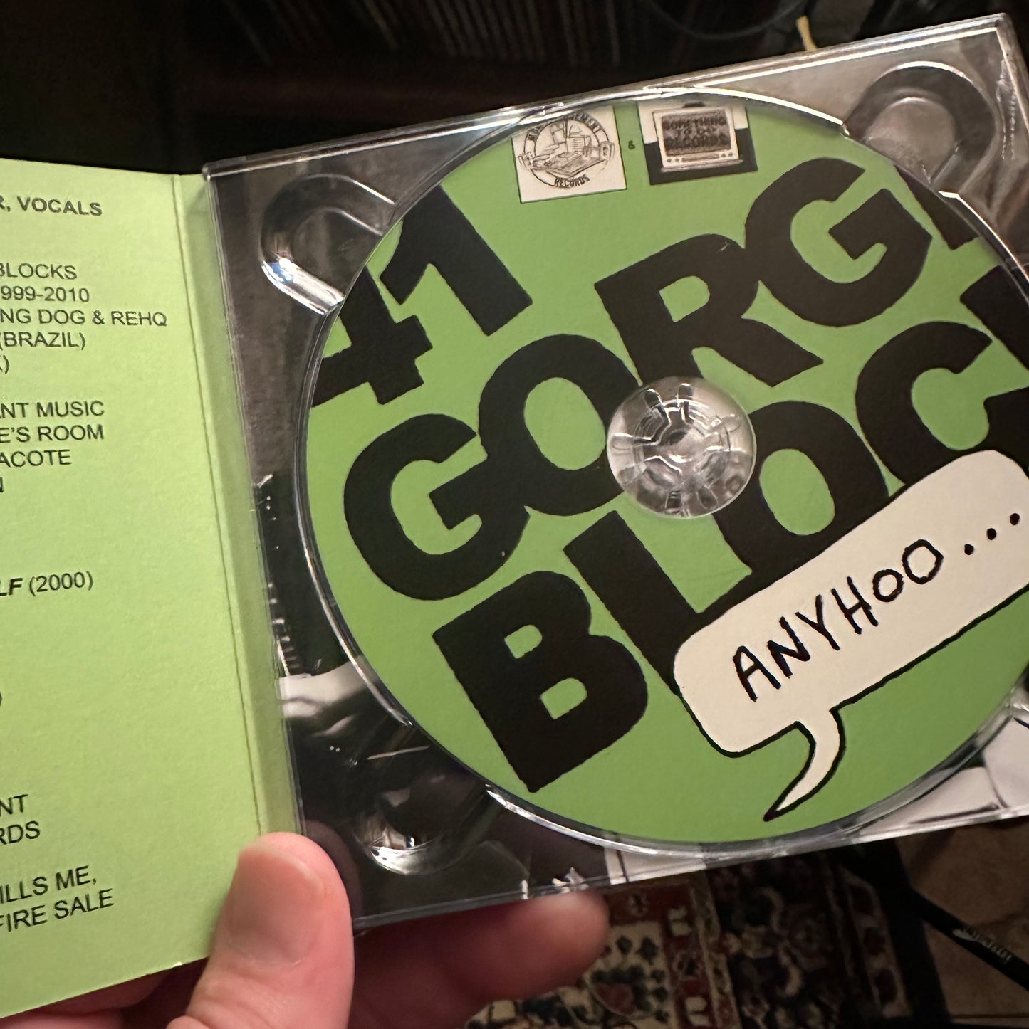 41 Gorgeous Blocks "Anyhoo" CD